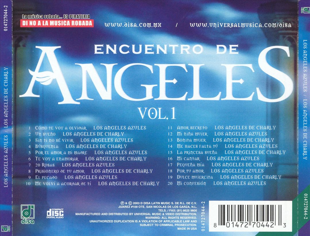 Encuentro de Angeles, Vol. 1 cover art