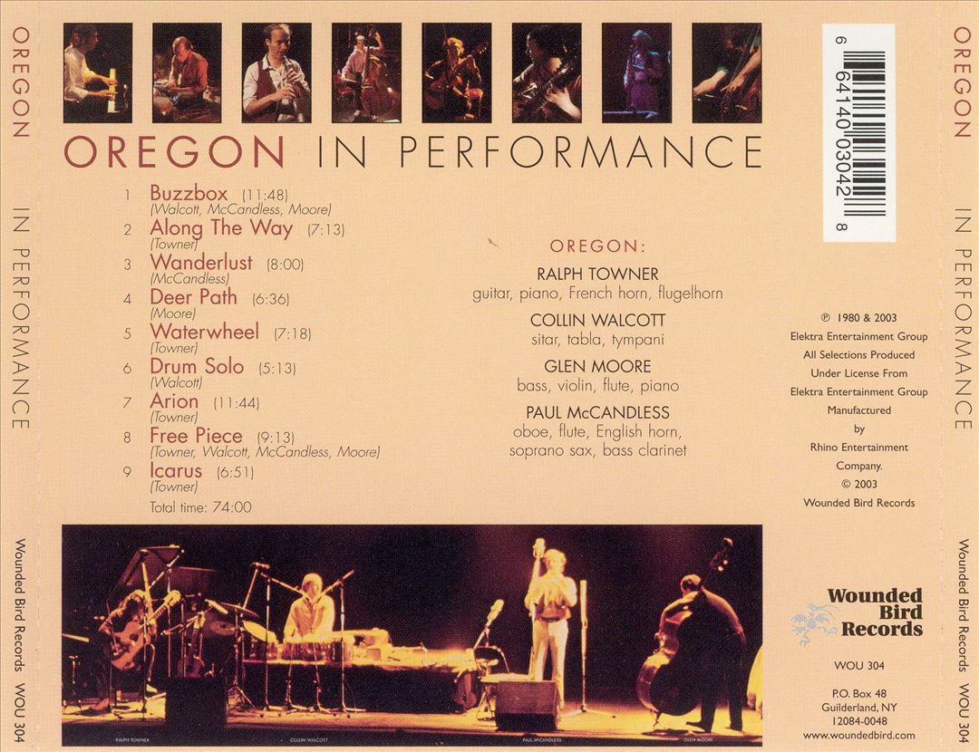 Oregon in Performance cover art