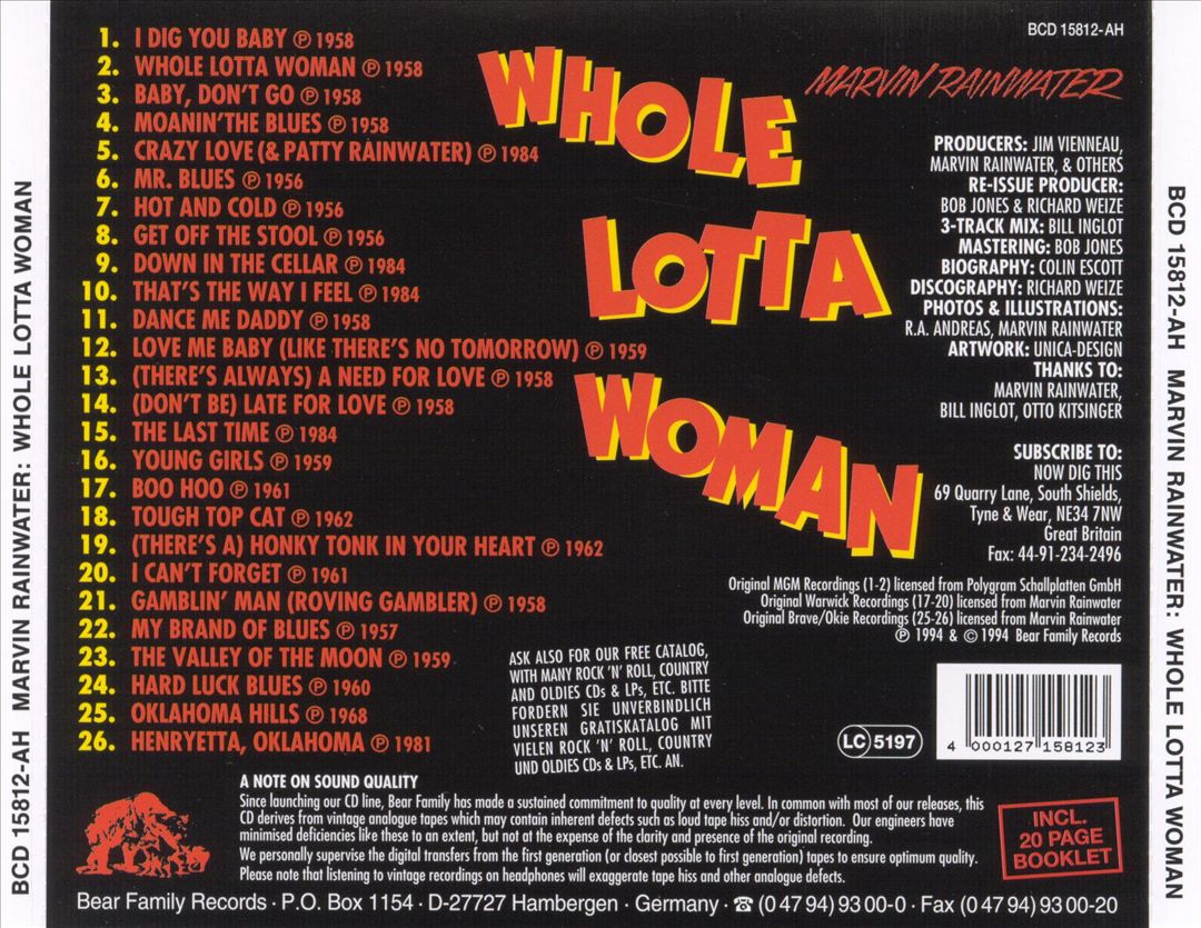 Whole Lotta Woman cover art