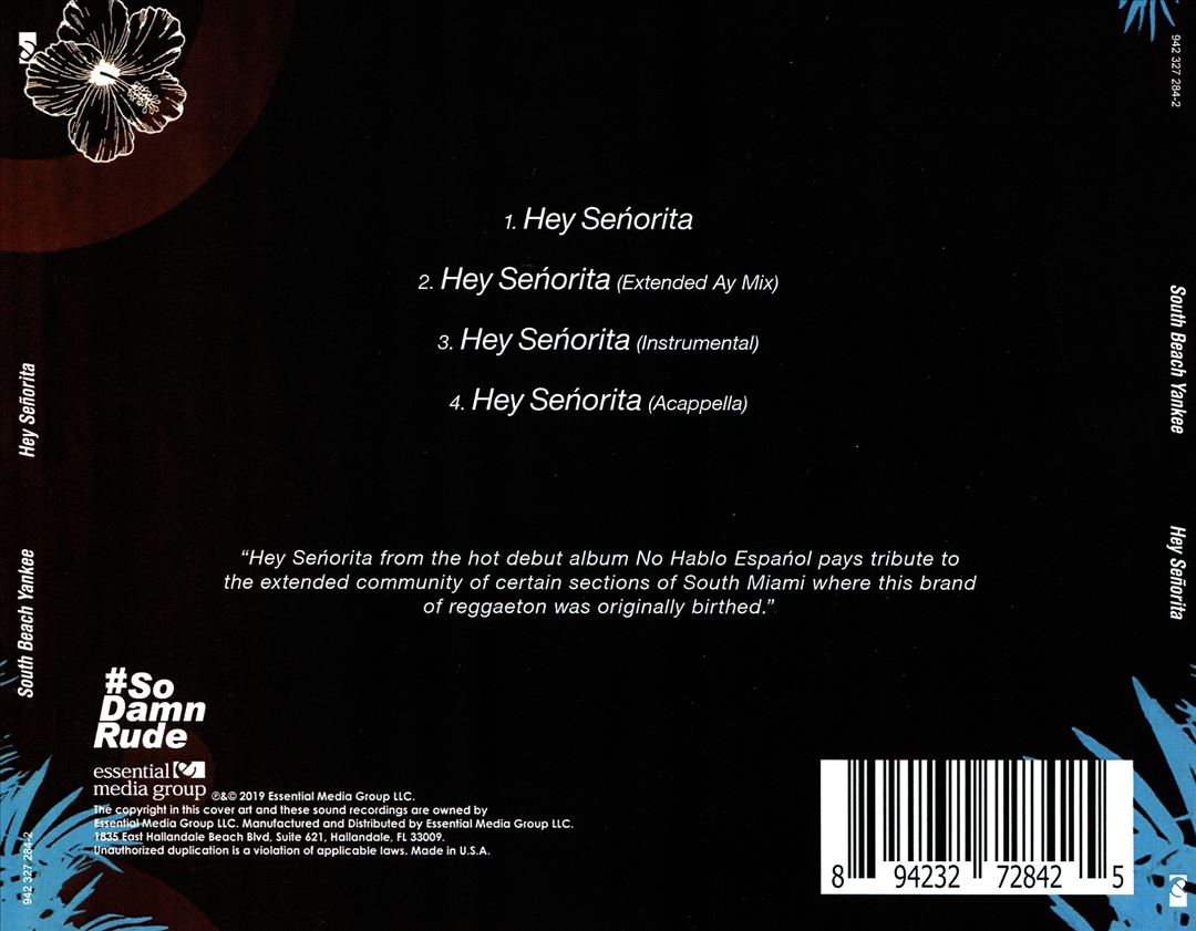 Hey Senorita cover art