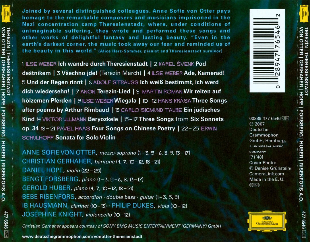 Terezín: Music from Theresienstadt cover art