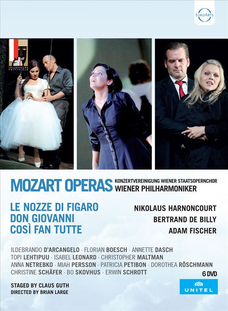 Mozart: Operas - Le Nozze di Figaro; Don Giovanni; Così fan Tutte [Video] cover art