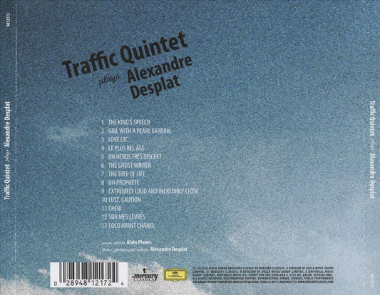 Traffic Quintet Plays Alexandre Desplat cover art