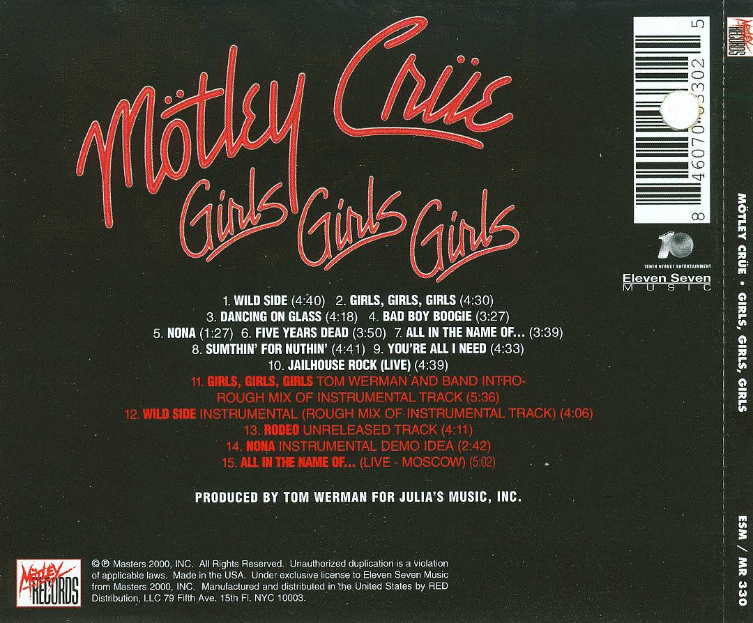 Girls, Girls, Girls [Crücial Crüe Edition] cover art