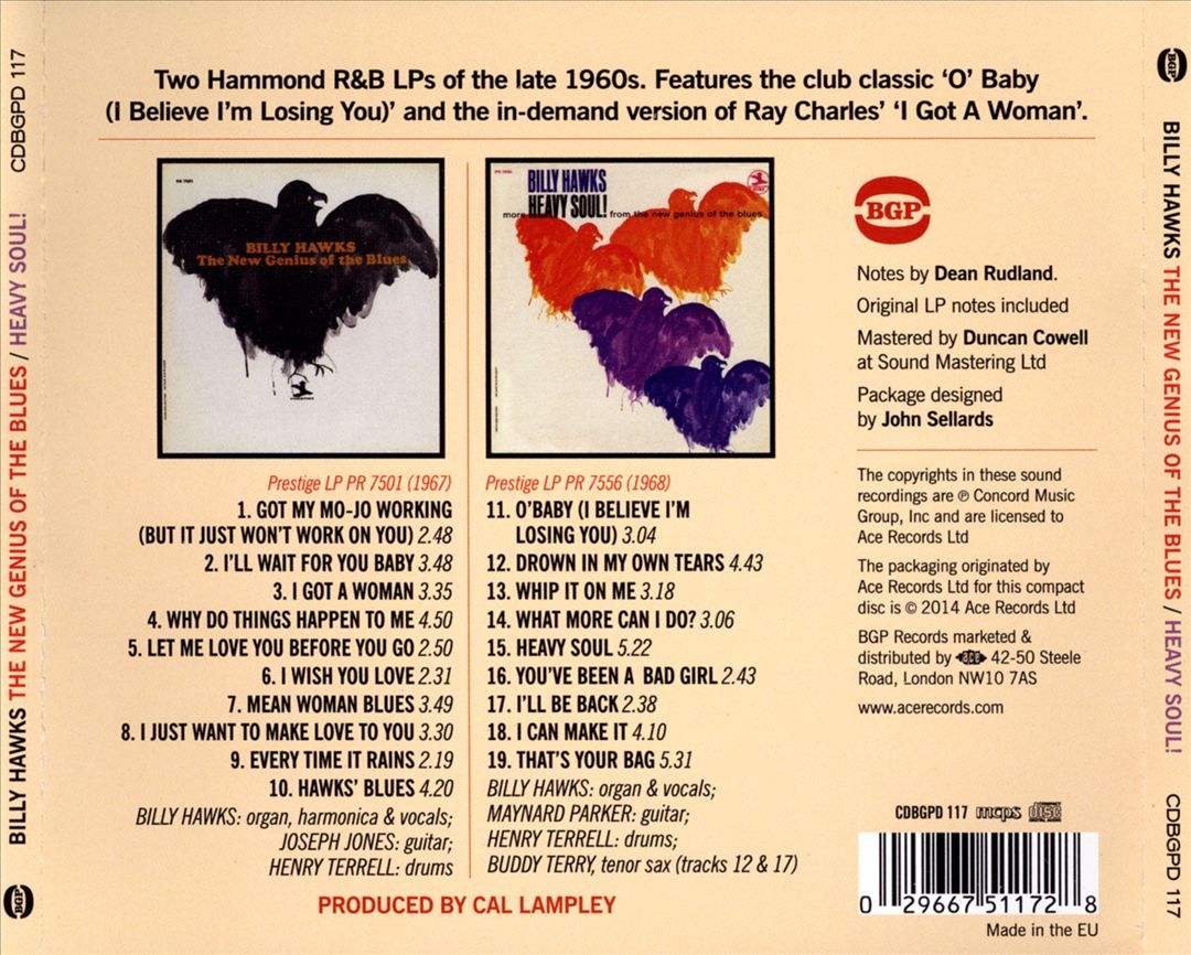 New Genius of the Blues/More Heavy Soul cover art