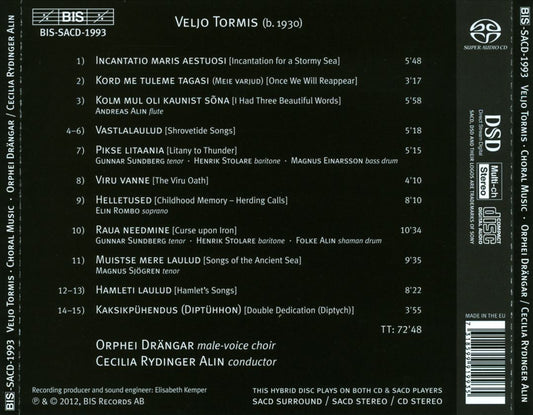 Curse Upon Iron: Works for Male Choir by Veljo Tormis cover art