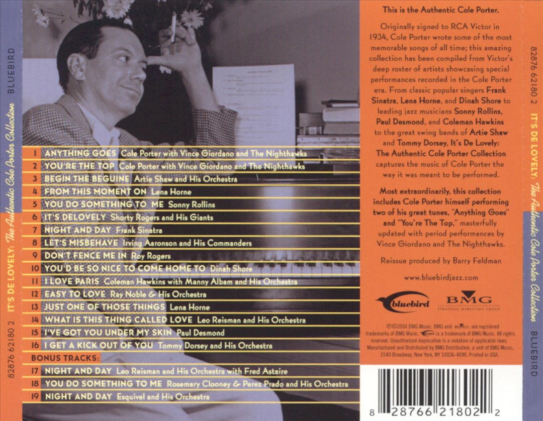 It's De Lovely: The Authentic Cole Porter Collection cover art