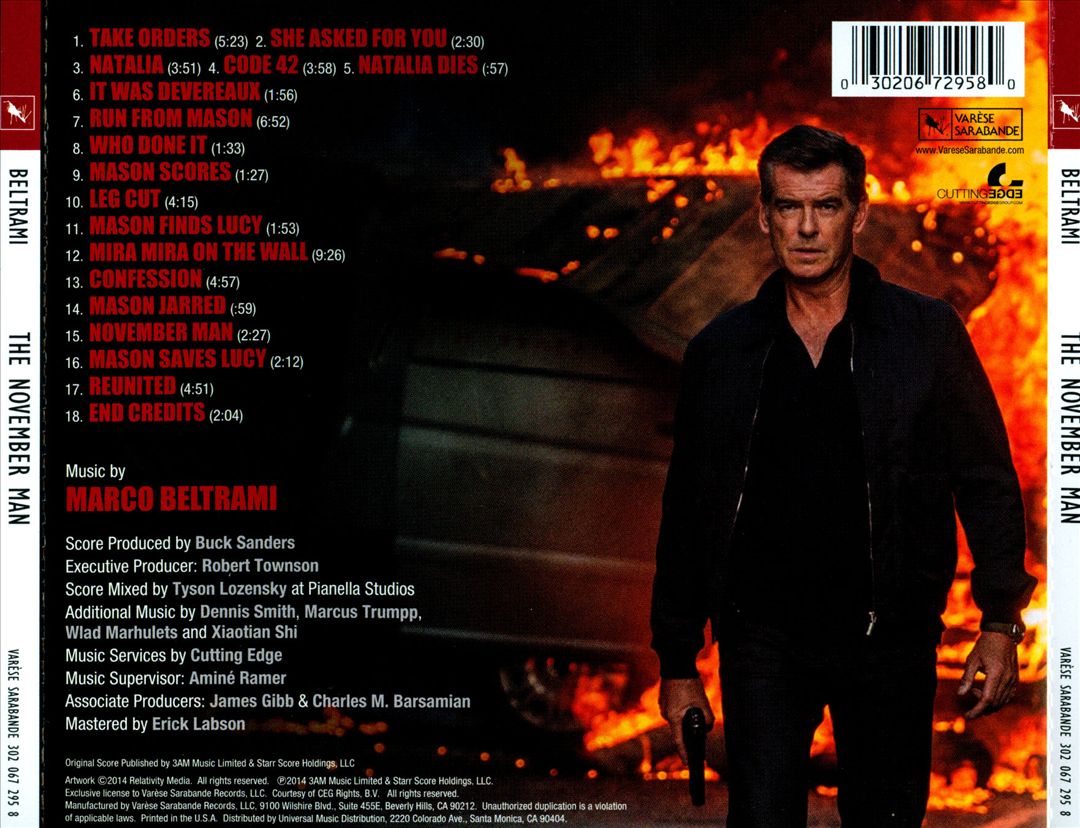 November Man [Original Motion Picture Soundtrack] cover art