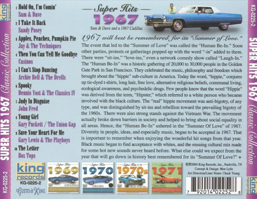 Super Hits 1967: The Summer of Love cover art