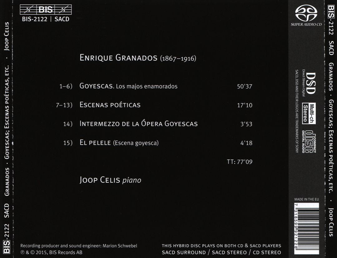 Granados: Goyescas; Escenas Poéticas cover art