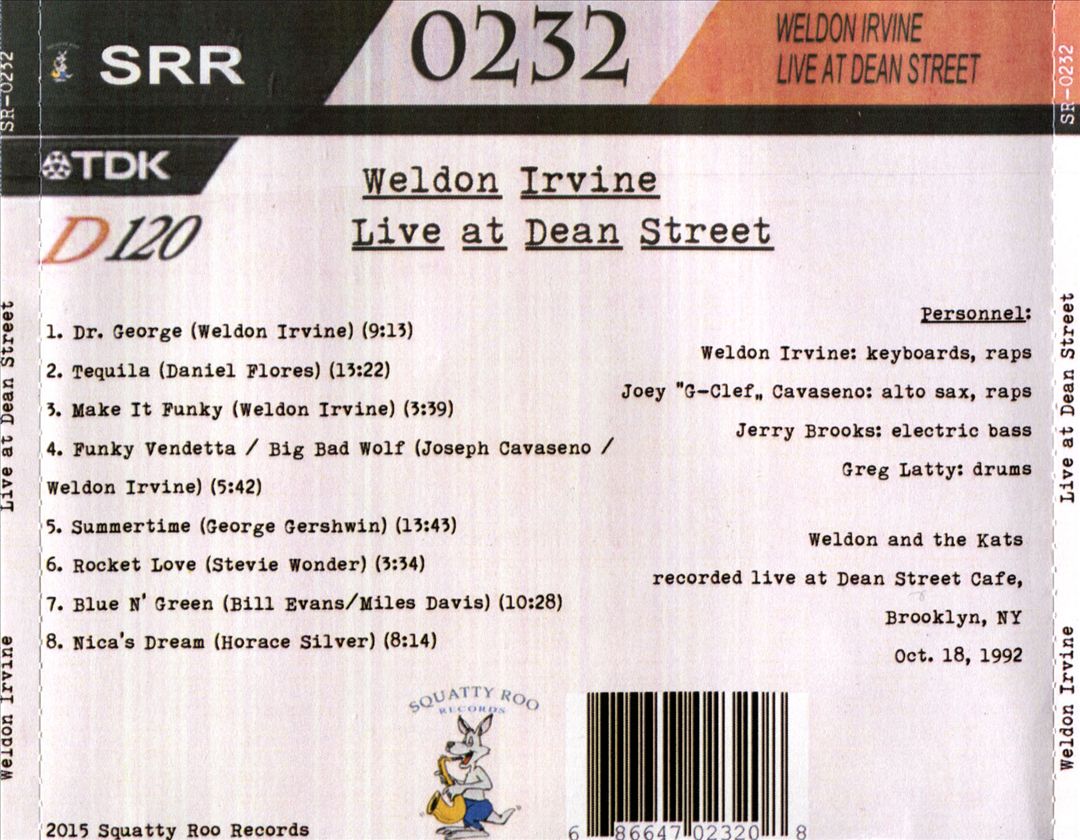Live at Dean Street cover art