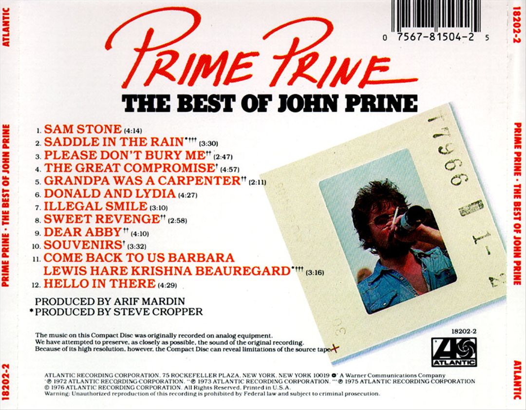 Prime Prine: The Best of John Prine cover art