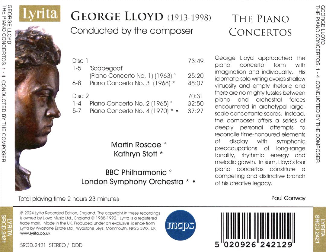 George Lloyd: The Piano Concertos cover art