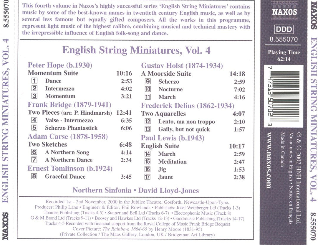 English String Miniatures, Vol. 4 cover art
