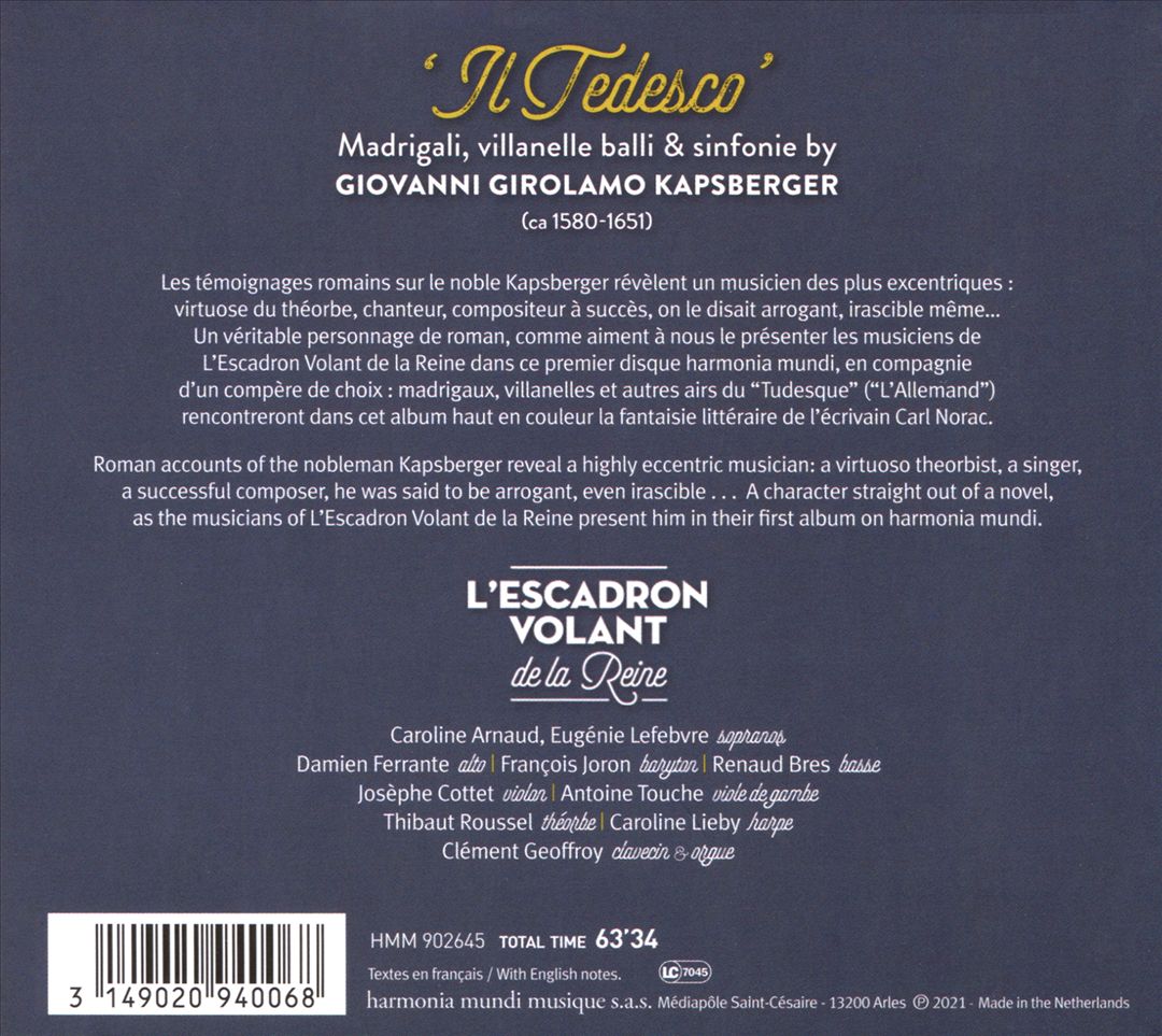 Kapsberger "Il Tedesco" in Rome, 1610 cover art