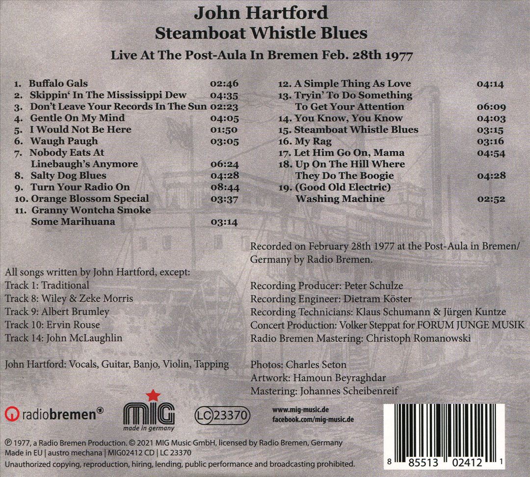 Steamboat Whistle Blues cover art