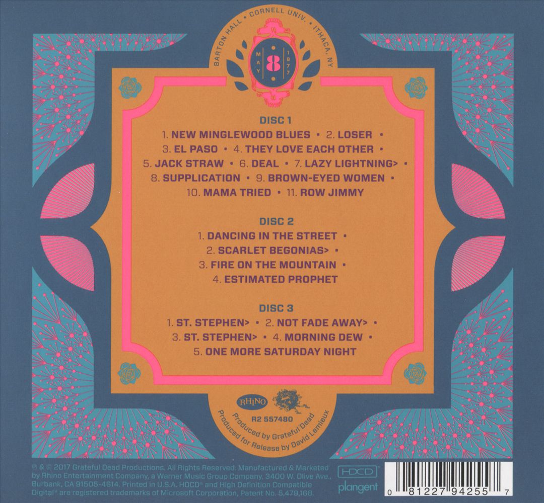 Cornell 5/8/77 cover art