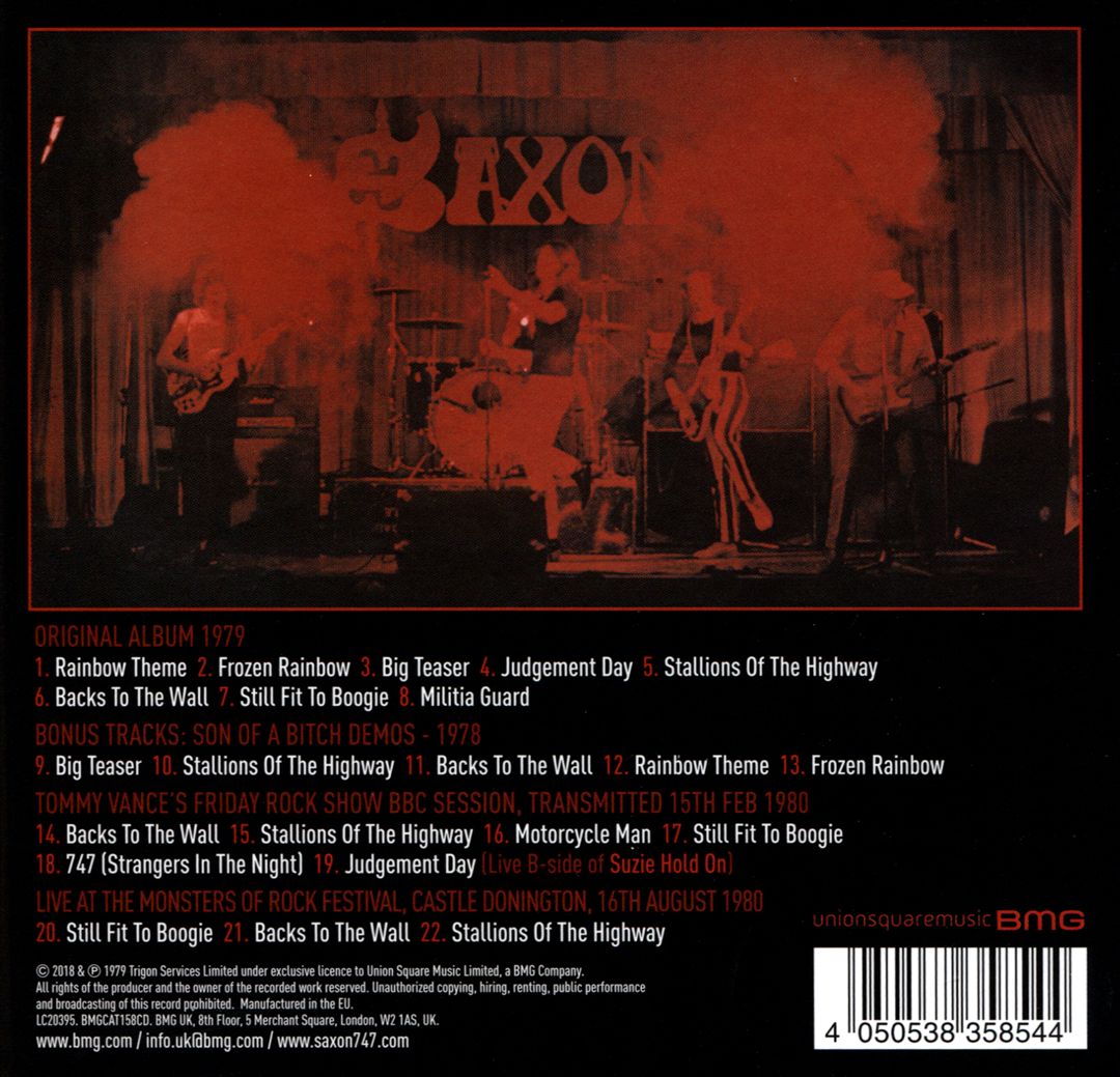 Saxon cover art