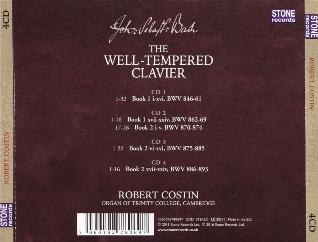 Johann Sebastian Bach: The Well-Tempered Clavier cover art