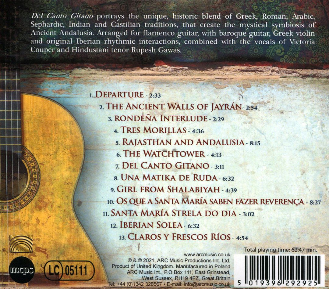 Del Canto Gitano: Music of Ancient Andalusia cover art