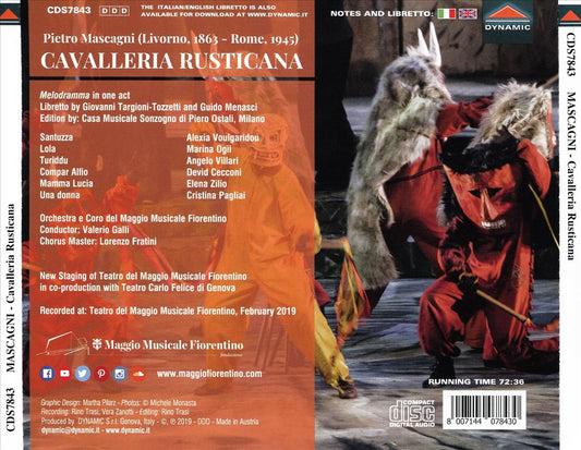 Pietro Mascagni: Cavalleria Rusticana cover art