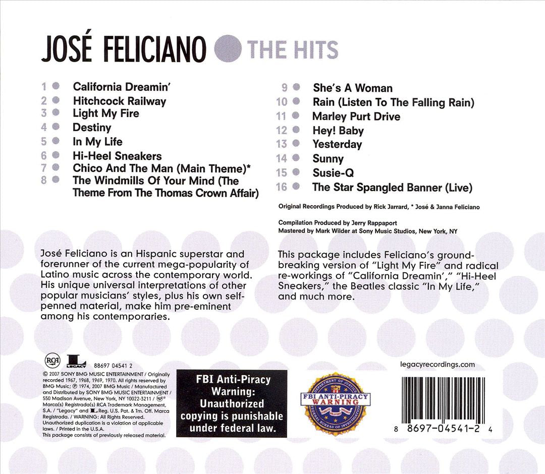 Light My Fire: The Very Best of Jose Feliciano cover art