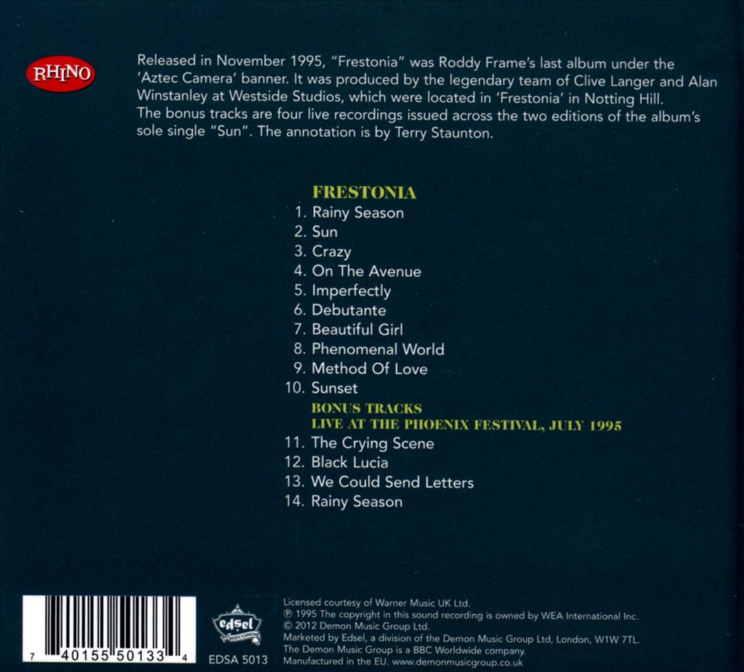 Frestonia [Bonus Tracks] cover art