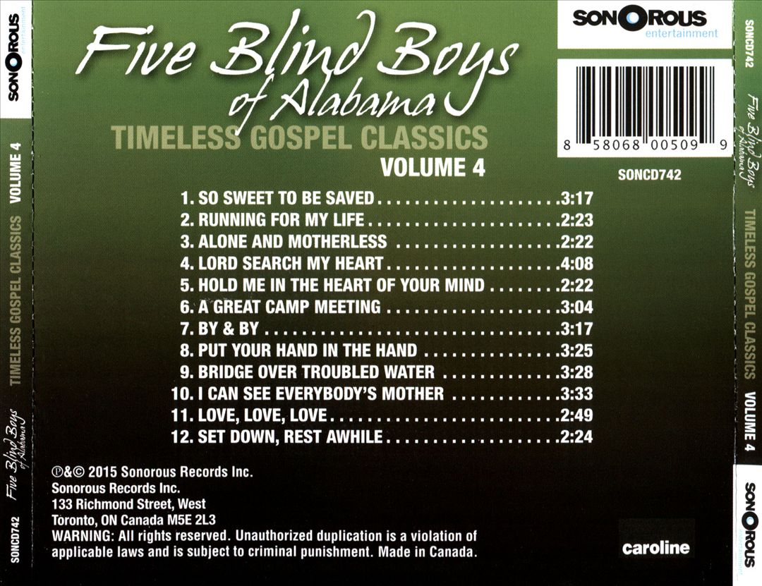 Timeless Gospel Classics, Vol. 4 cover art