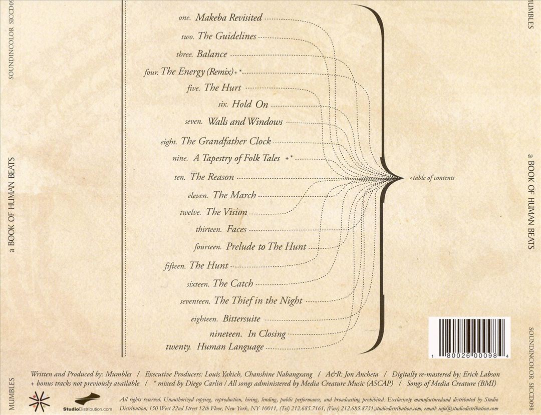 Book of Human Beats cover art