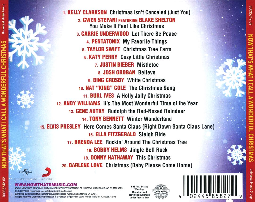 Now Wonderful Christmas cover art