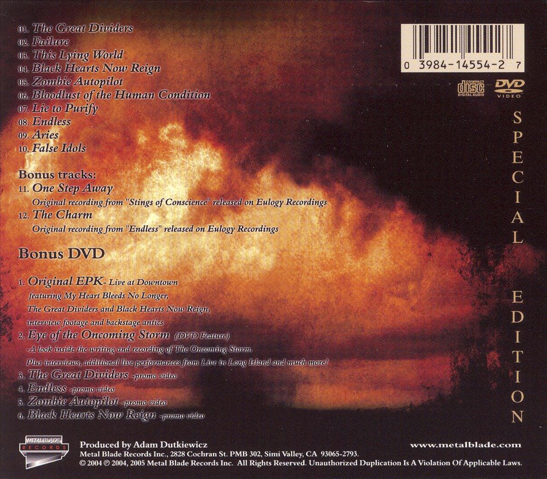 The Oncoming Storm [CD/DVD] cover art