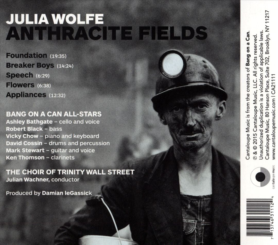 Julia Wolfe: Anthracite Fields cover art