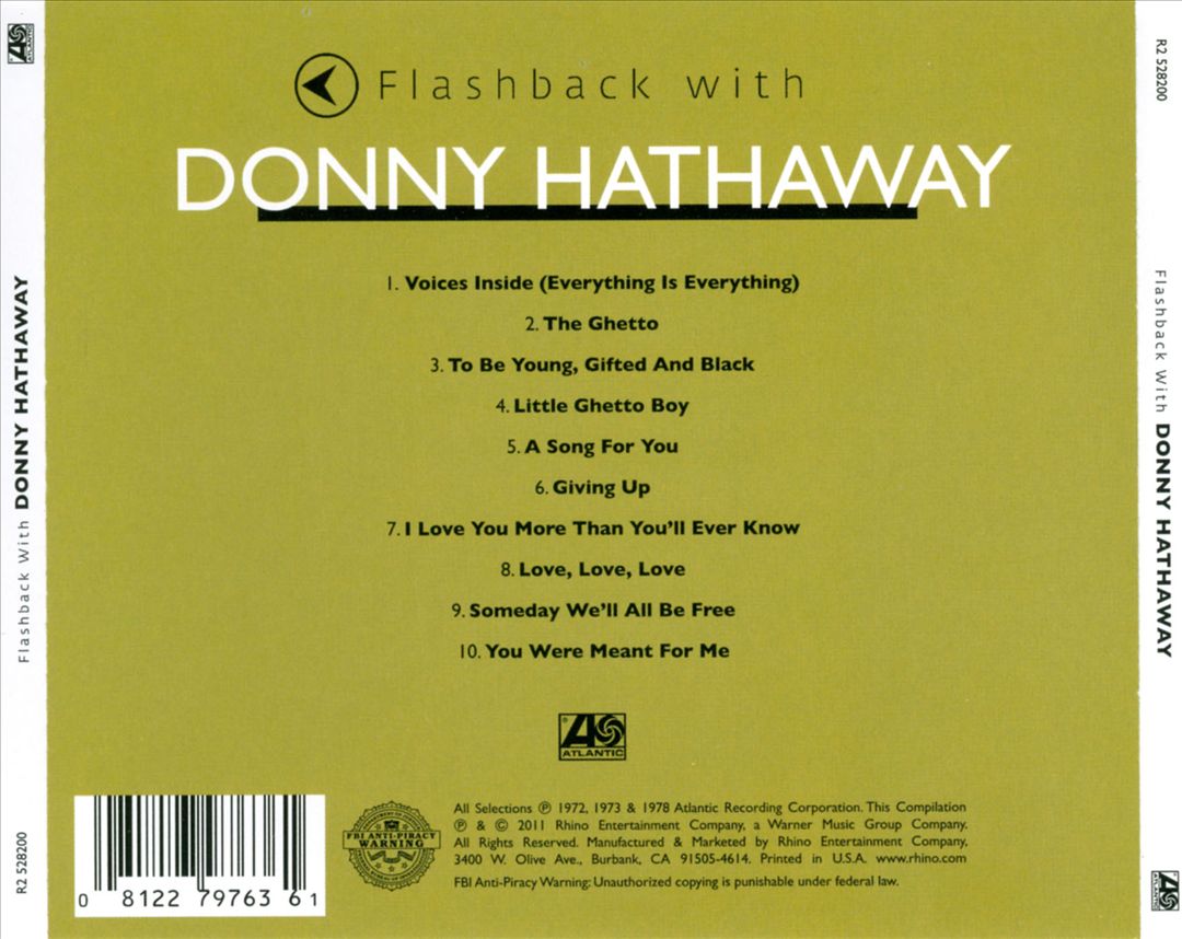Flashback with Donny Hathaway cover art