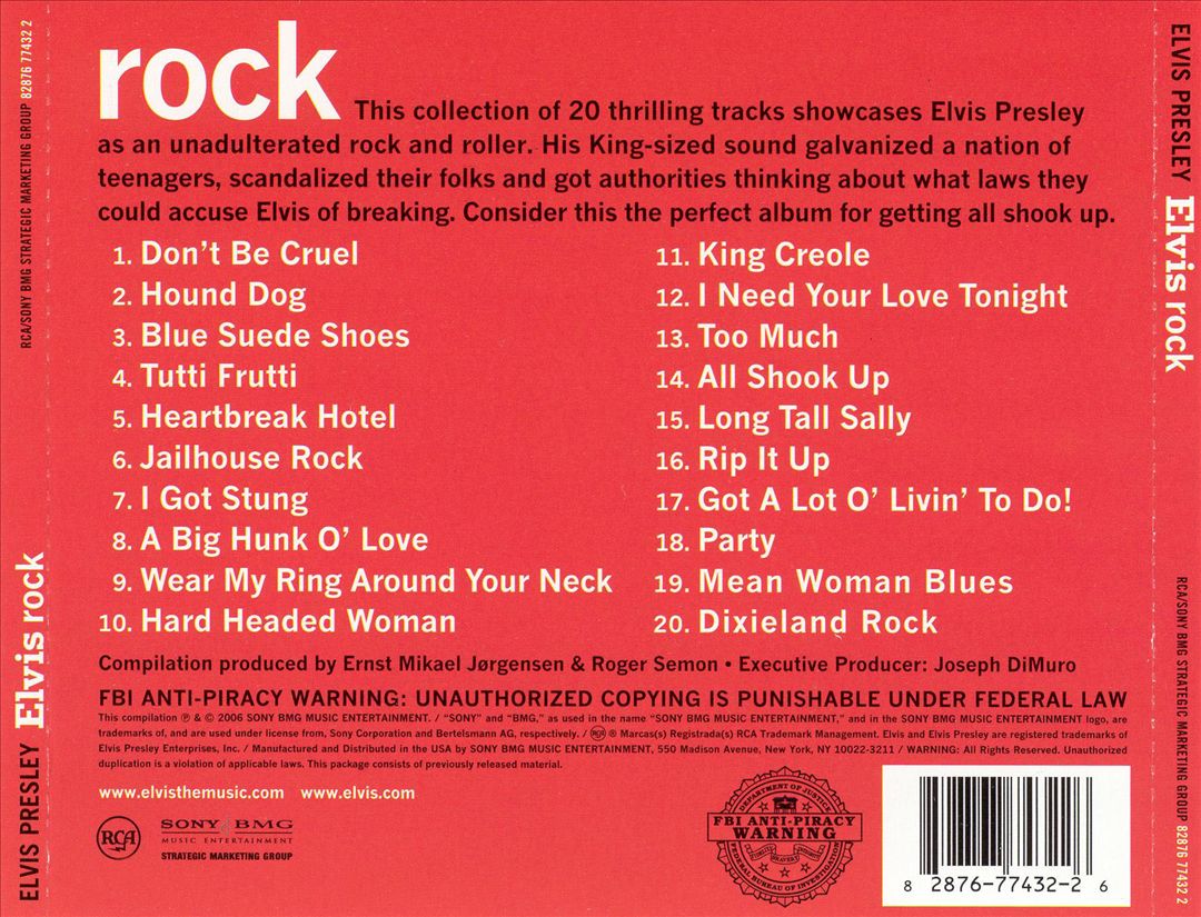 Elvis Rock cover art