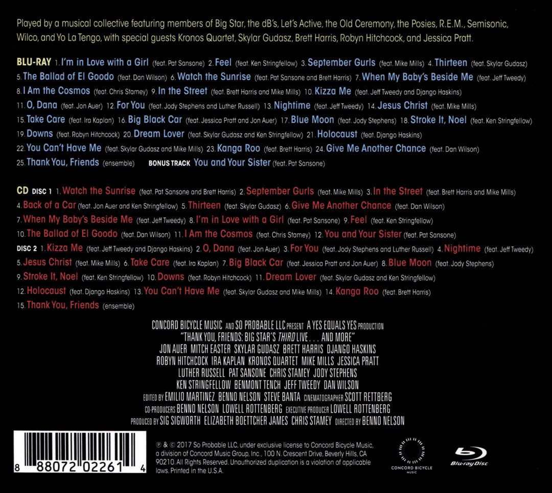 Thank You, Friends: Big Star's Third Live... And More [Super Deluxe] cover art