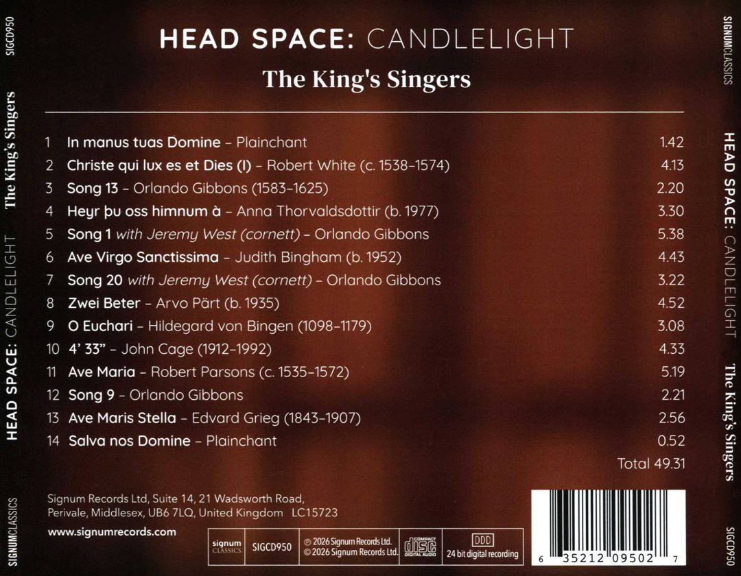 Head Space: Candlelight cover art