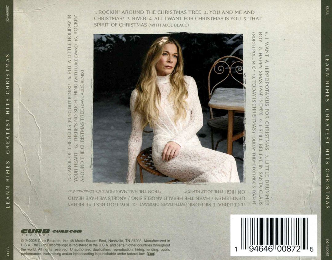 Greatest Hits Christmas cover art
