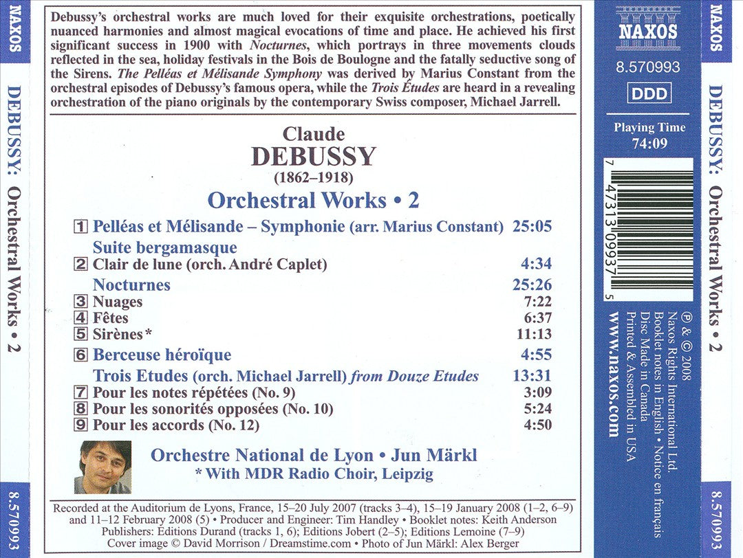 Debussy: Orchestral Works, Vol. 2 cover art