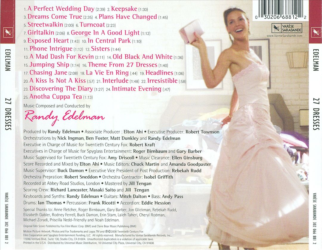 27 Dresses [Original Motion Picture Soundtrack] cover art
