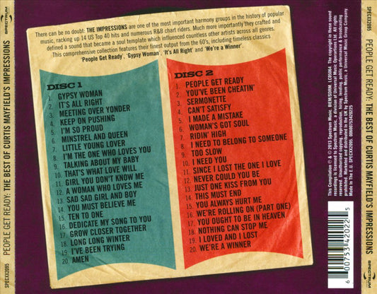 People Get Ready: The Best of Curtis Mayfield with the Impressions, 1961-1968 cover art