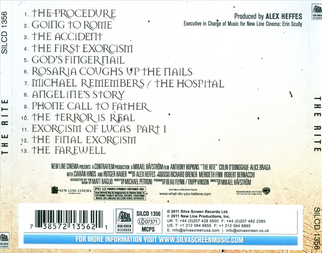 Rite [Original Motion Picture Score] cover art