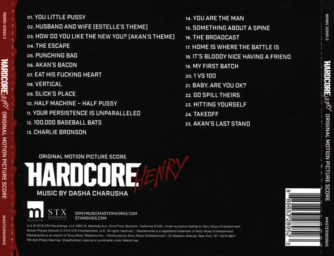 Hardcore Henry [Original Motion Picture Score] cover art
