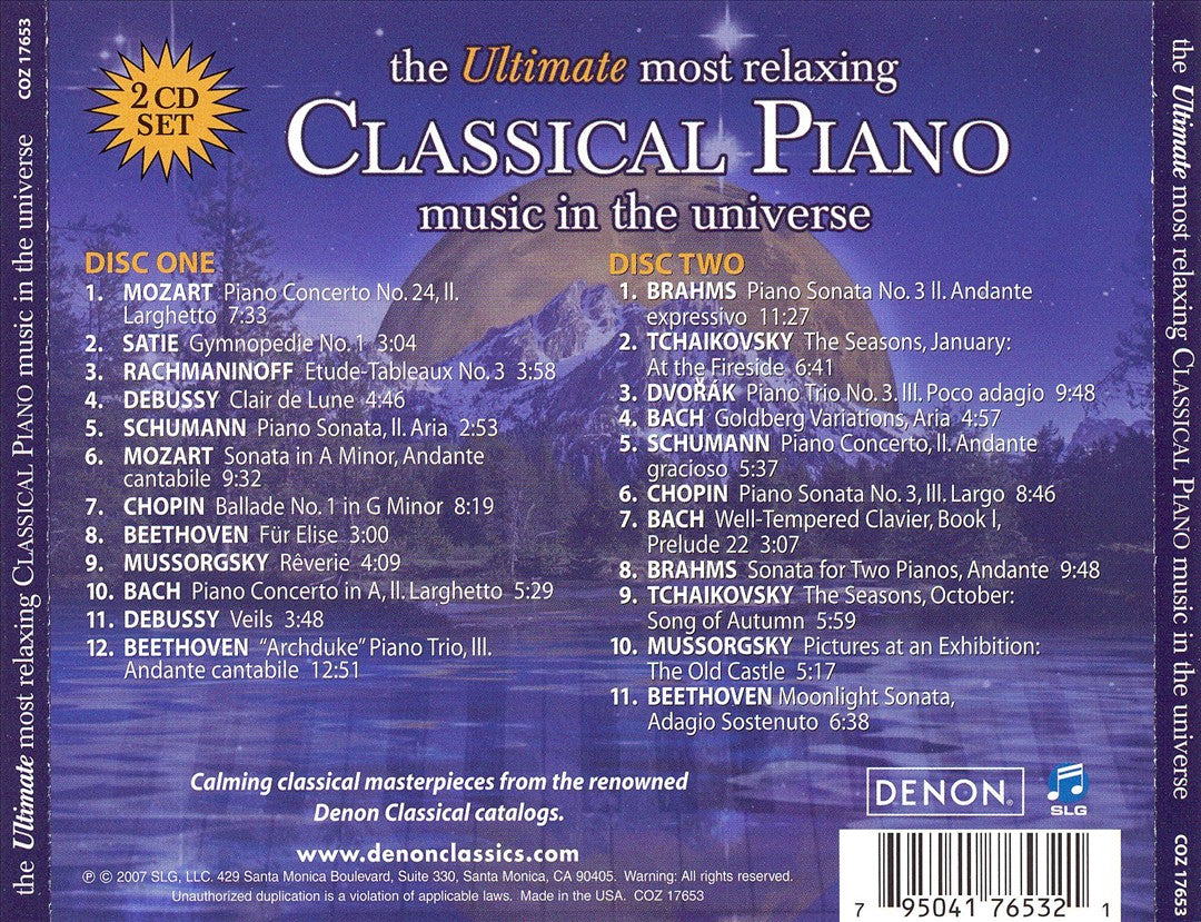 Ultimate Most Relaxing Classical Piano Music In the Universe cover art