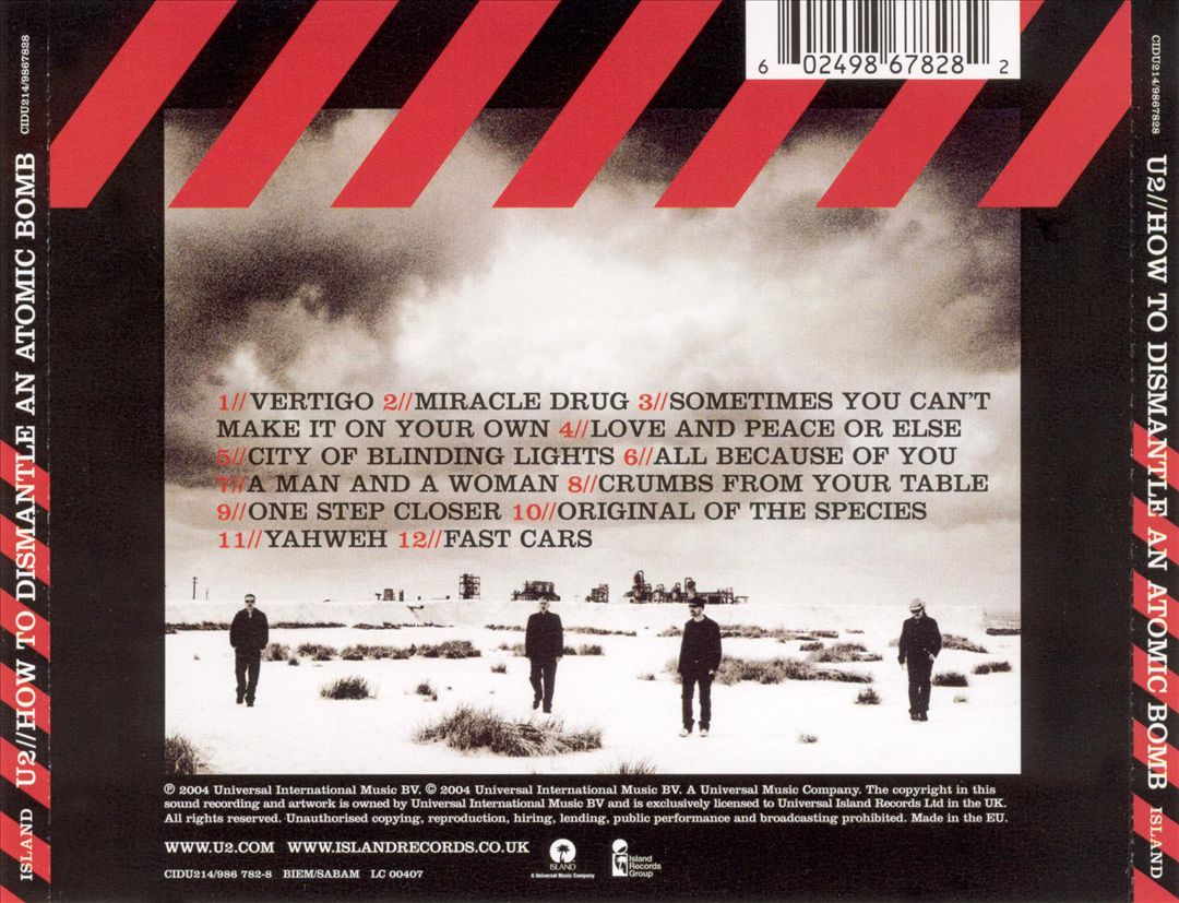 How to Dismantle an Atomic Bomb [Bonus Track] cover art