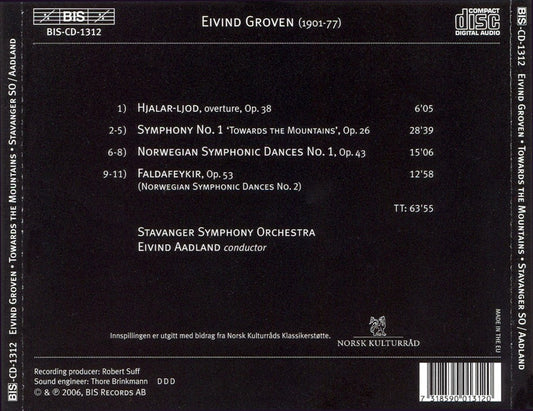 Elvind Groven: Towards the Mountains cover art
