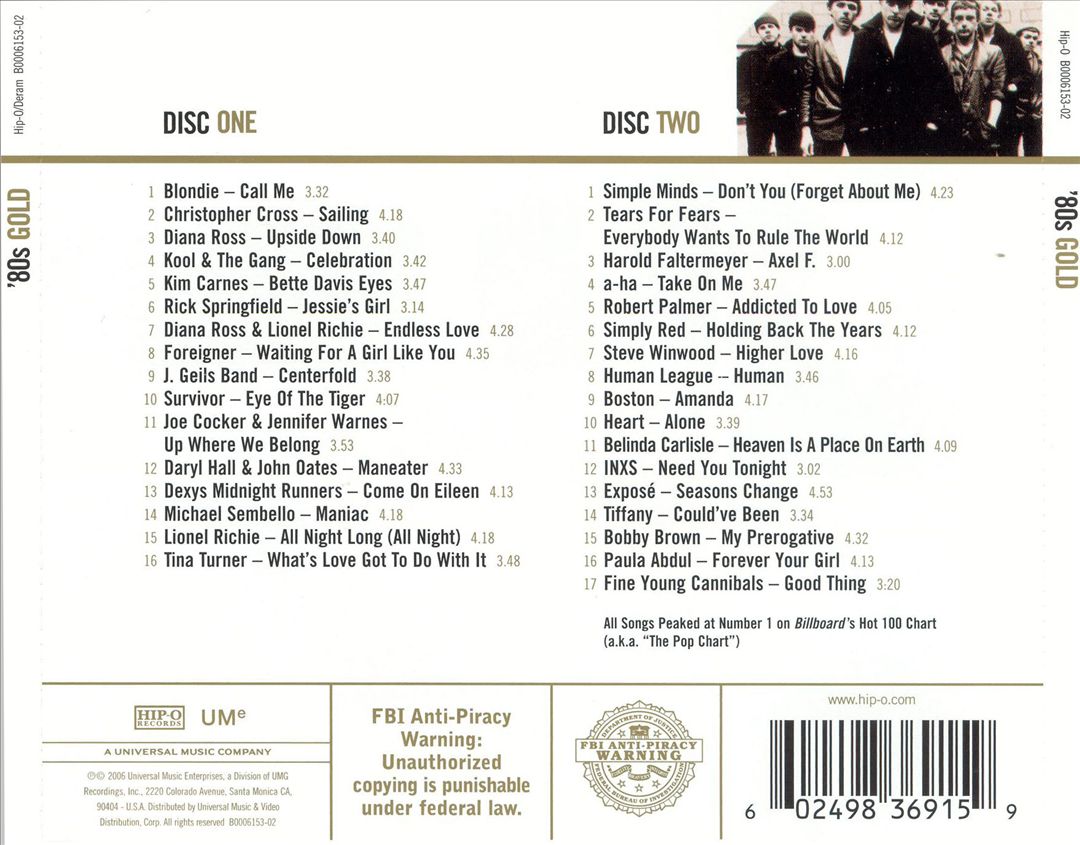 '80s Gold cover art