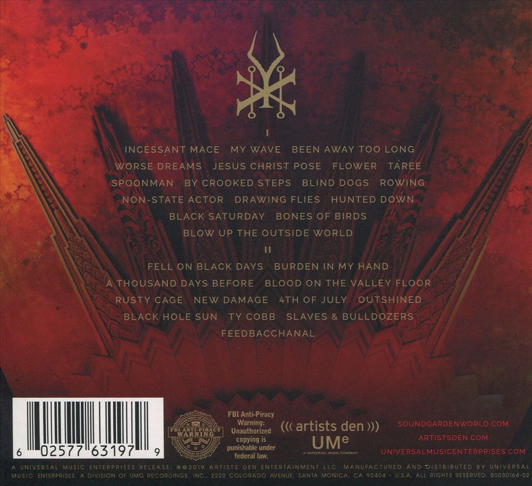 Live From the Artists Den cover art