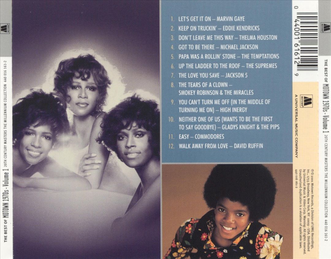 20th Century Masters - The Millennium Collection: Motown 1970s, Vol. 1 cover art