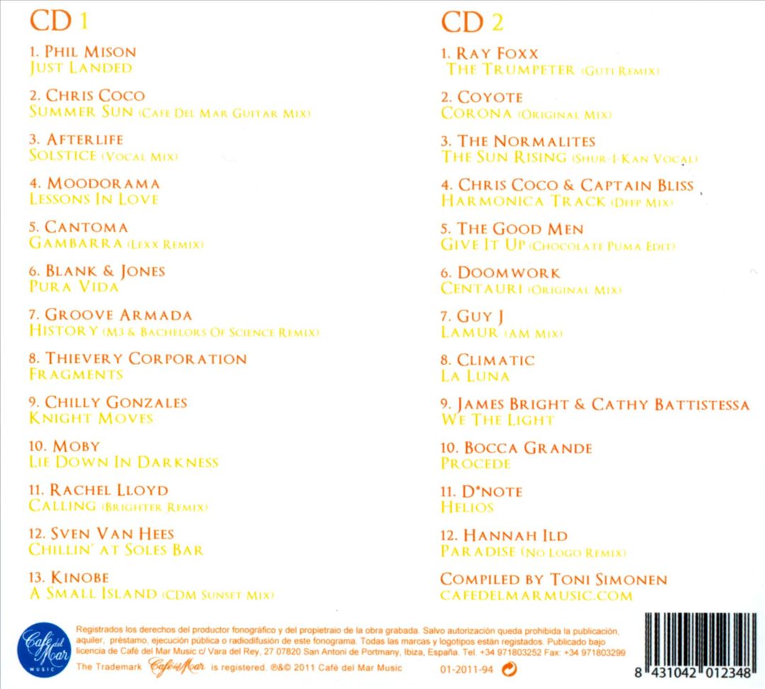 Café del Mar: Terrace Mix cover art