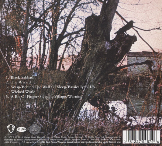 Black Sabbath cover art